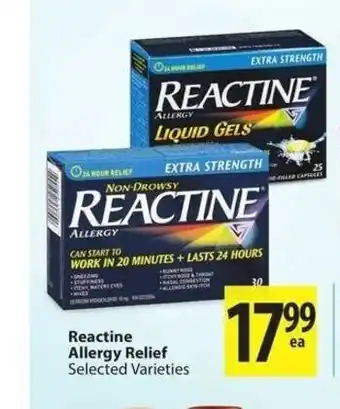 Reactine Allergy Relief