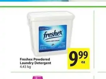 Save on Foods Freshex Powdered Laundry Detergent offer