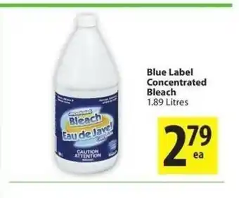 Save on Foods Blue Label Concentrated Bleach offer