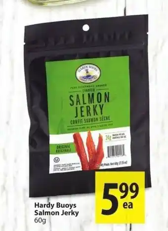 Save on Foods Hardy Buoys Salmon Jerky offer