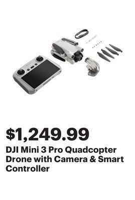 Best Buy Dji mini 3 pro quadcopter drone with camera & smart controller offer