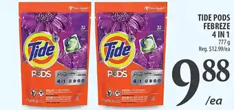 Tide pods febreze 4 in 1