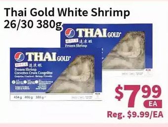 Blue Sky Supermarket Thai gold white shrimp offer