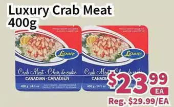 Blue Sky Supermarket Luxury crab meat offer