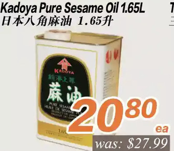 Seasons Foodmart Kadoya pure sesame oil offer