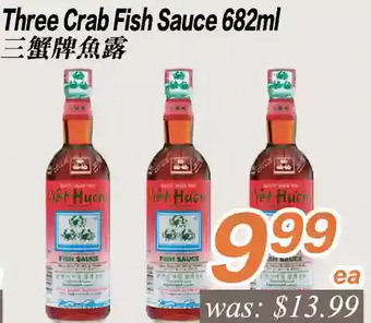 Seasons Foodmart Three crab fish sauce offer