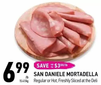 Coppa's Fresh Market San daniele mortadella offer