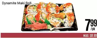 Nations Fresh Foods Dynamite maki roll offer