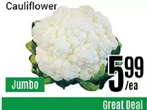Nations Fresh Foods Cauliflower offer