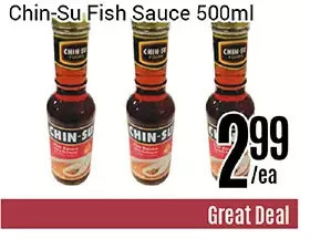 Nations Fresh Foods Chin-su fish sauce offer