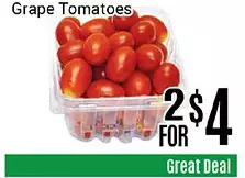 Nations Fresh Foods Grape tomatoes offer