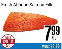 Nations Fresh Foods Fresh atlantic salmon fillet offer