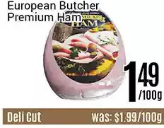 Nations Fresh Foods European butcher premium ham offer