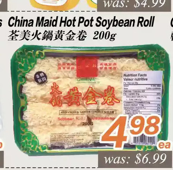 Seasons Foodmart China maid hot pot soybean roll offer