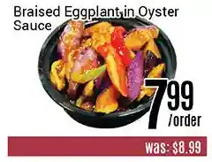 Nations Fresh Foods Braised eggplant in oyster sauce offer
