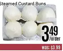 Nations Fresh Foods Steamed custard buns offer