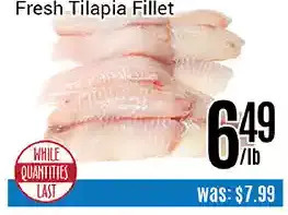Nations Fresh Foods Fresh tilapia fillet offer