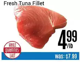 Nations Fresh Foods Fresh tuna fillet offer
