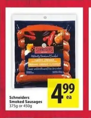 Save on Foods Shcneiders Smoked Sausages offer