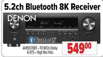 2001 Audio Video Denon 5.2ch bluetooth 8k receiver offer