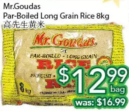 Ample Food Market Mr. goudas par-boiled long grain rice offer
