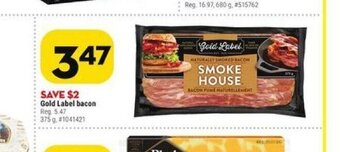 Giant Tiger Gold Label Bacon offer