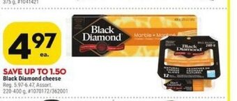 Giant Tiger Black Diamond Cheese offer