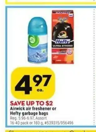 Giant Tiger Airwick Air Freshener offer