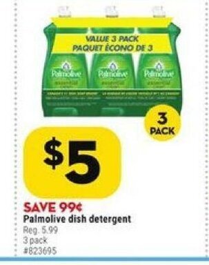 Giant Tiger Palmolive Dish Detergent offer