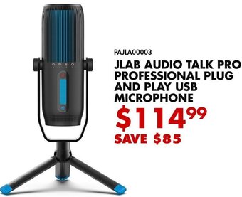 Canada Computers JLAB Audio Talk Pro Professional Plug and Play USB Microphone offer