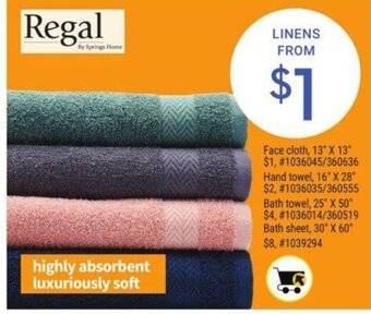 Giant Tiger Face Cloth offer