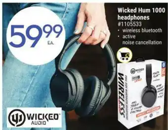 Giant Tiger Wicked Hum 1000 headphones offer
