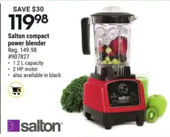 Giant Tiger Salton compact power blender offer