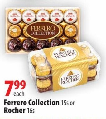 London Drugs Ferrero collection 15s or Rocher 16s offer