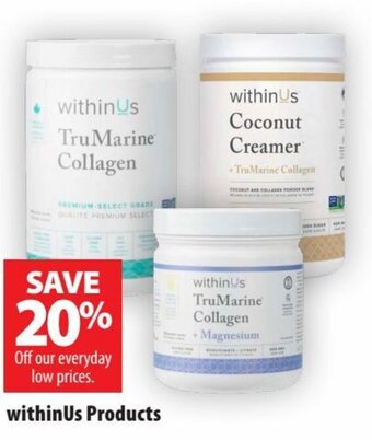 WithinUs products