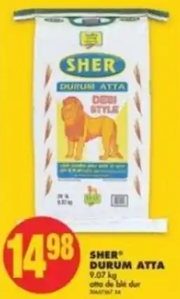 No Frills Sher durum atta 9.07kg offer