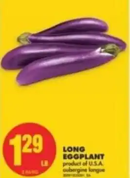 No Frills Long eggplant product of U.S.A offer