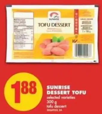 No Frills Sunrise dessert tofu 300g offer