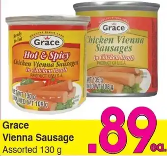 Grace Vienna sausage assorted 130g