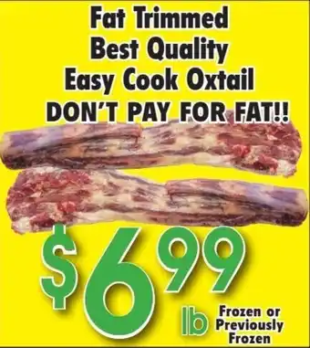 Easy cook Oxtail