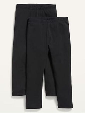 Old Navy 2-pack full-length leggings for toddler girls offer