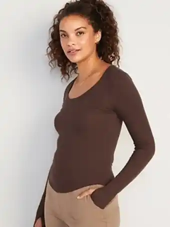 Old Navy Ultralite long-sleeve rib-knit top for women offer