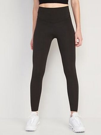 Old Navy Extra high-waisted powerchill hidden-pocket 7/8-length leggings for women offer