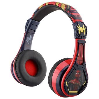 Best Buy Kiddesigns spider-man over-ear noise cancelling bluetooth kids headphones - red offer