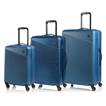 Best Buy Champs aspen collection light-weight abs hardcase 3 piece spinner set offer