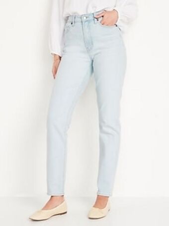 Old Navy High-waisted og straight ankle jeans for women offer