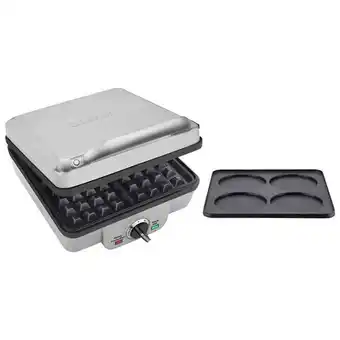 Best Buy Cuisinart belgian waffle maker with pancake plate - stainless steel/black offer