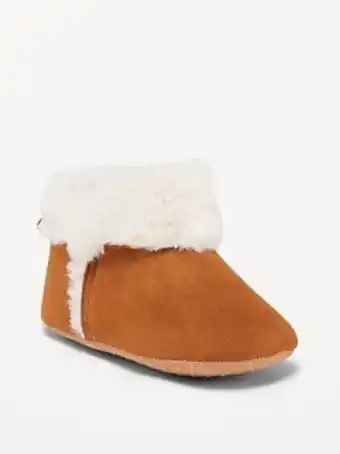 Old Navy Unisex faux-fur-lined cozy boots for baby offer