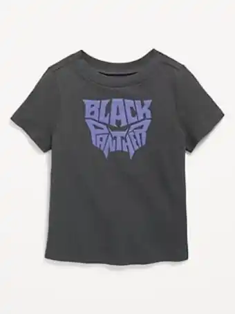 Old Navy Marvel™ black panther matching graphic t-shirt for toddler offer