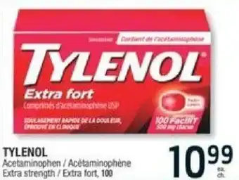 Jean Coutu Tylenol Acetaminophen Extra Strength offer